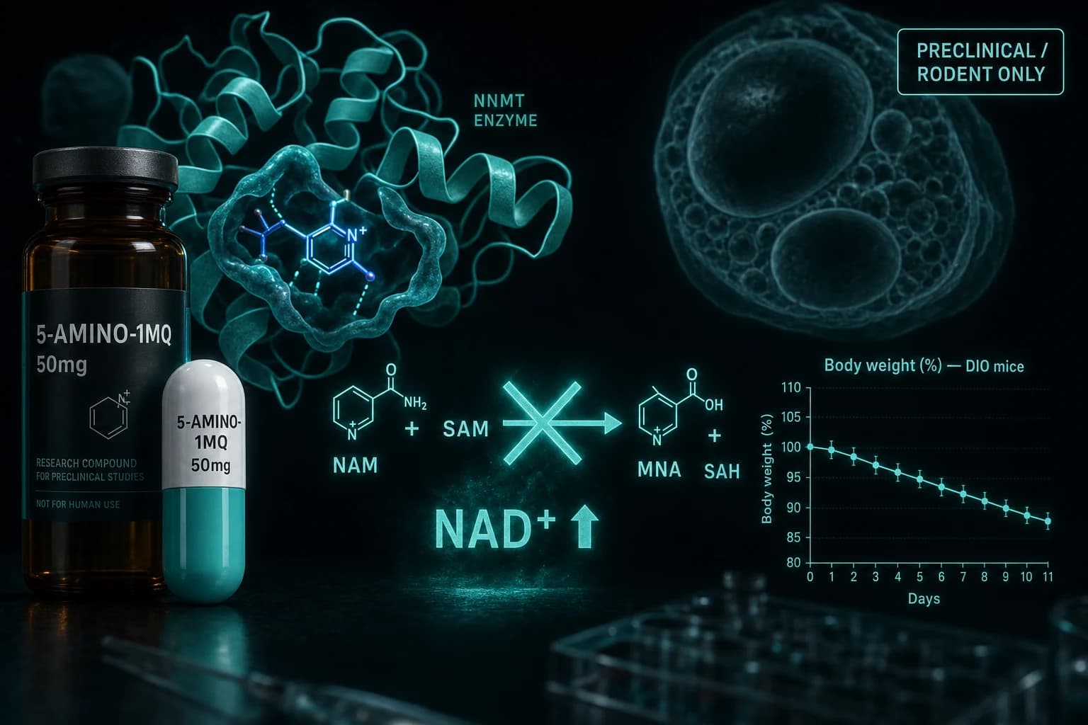 5-Amino-1MQ: What the NNMT Inhibitor Research Actually Shows