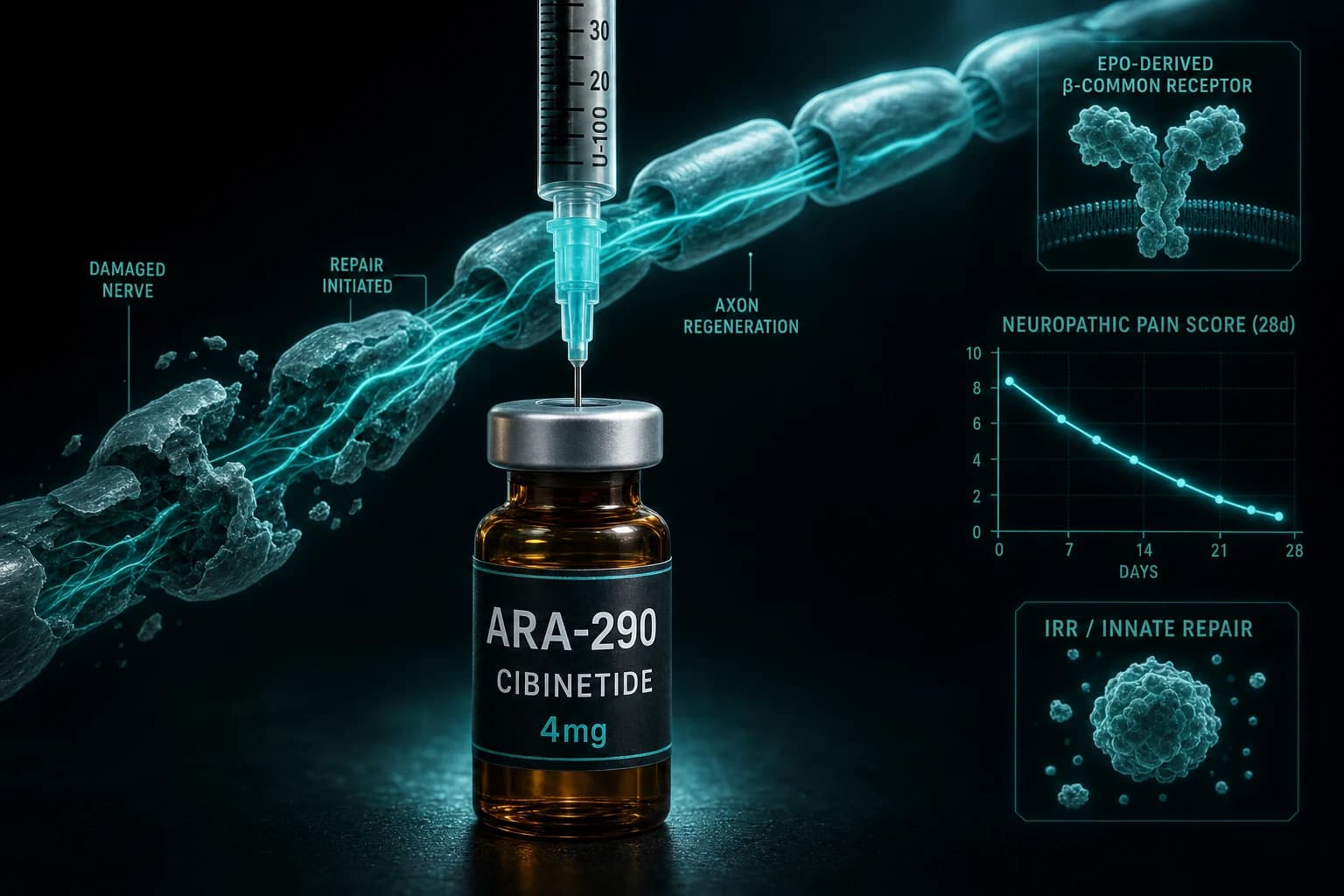 ARA-290 (Cibinetide): EPO-Derived Peptide for Neuropathy Research