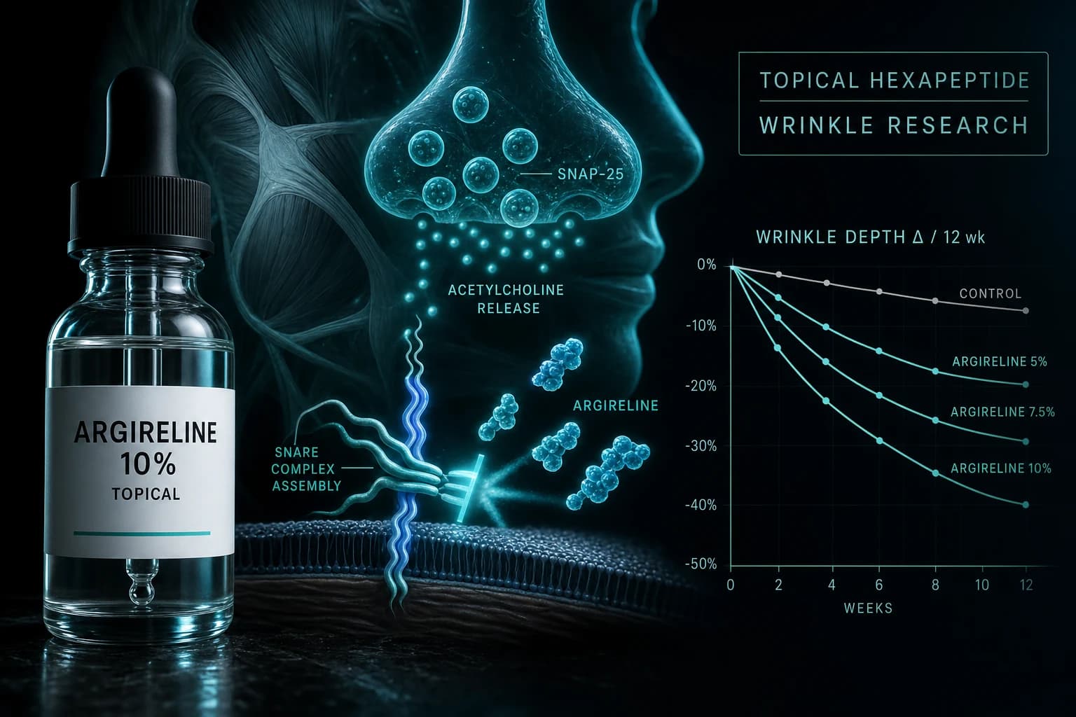 Argireline (Acetyl Hexapeptide-3) Topical Guide: What Actually Works