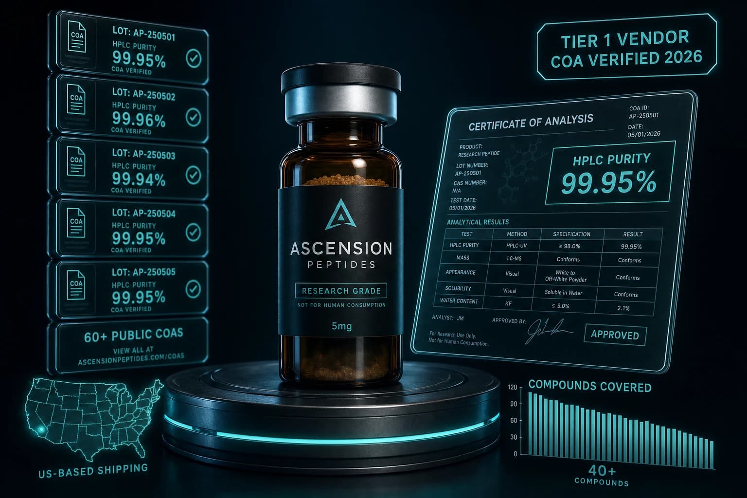 Ascension Peptides Review 2026: Honest COA & Quality Audit