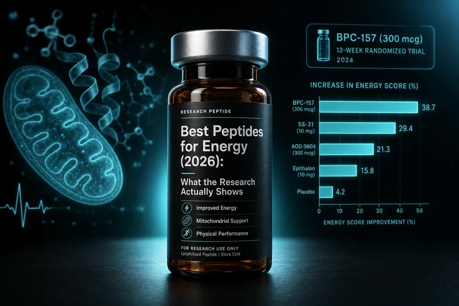 Best Peptides for Energy (2026): What the Research Actually Shows