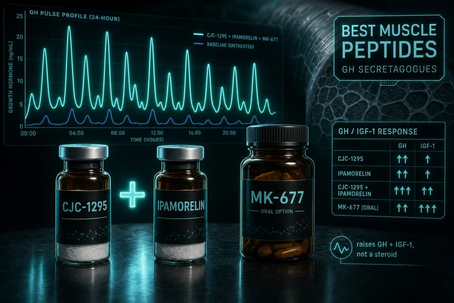 Best Peptides for Muscle Growth: An Evidence-Ranked Guide (2026)