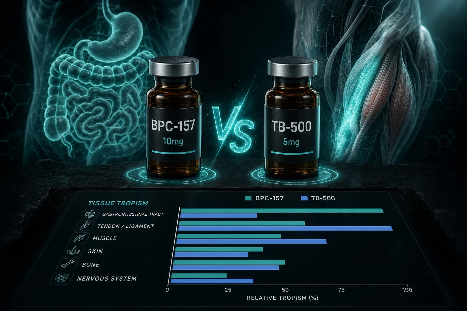 BPC-157 vs TB-500: Which Recovery Peptide Actually Works?