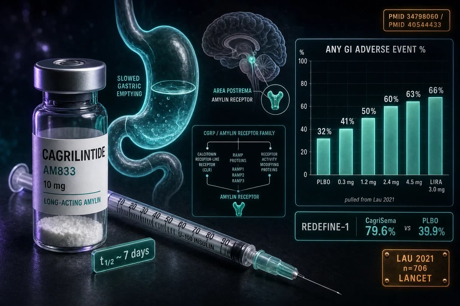 Cagrilintide Side Effects: What the Trials Actually Report