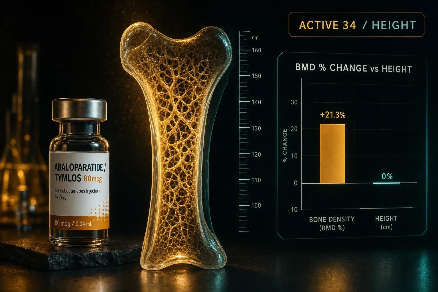Can Abaloparatide Make You Taller? What the Height Peptide Actually Does to Bone