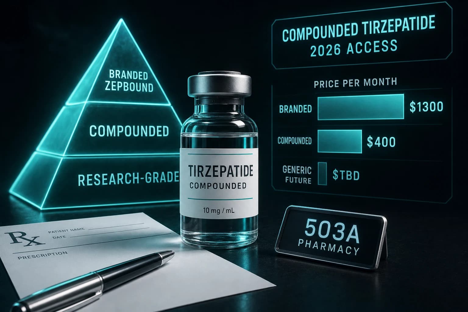 Compounded Tirzepatide 2026: Legal Access, Supply Status, and Pricing