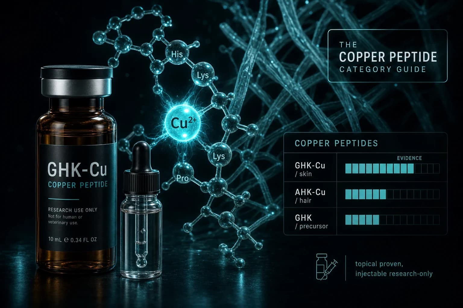Copper Peptides: The Complete Category Guide to GHK-Cu and Beyond