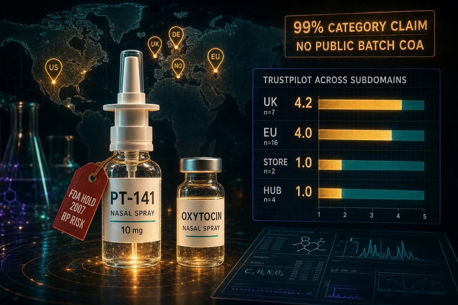 Direct Peptides Review 2026: Multi-Region Vendor, Nasal Sprays, Verdict