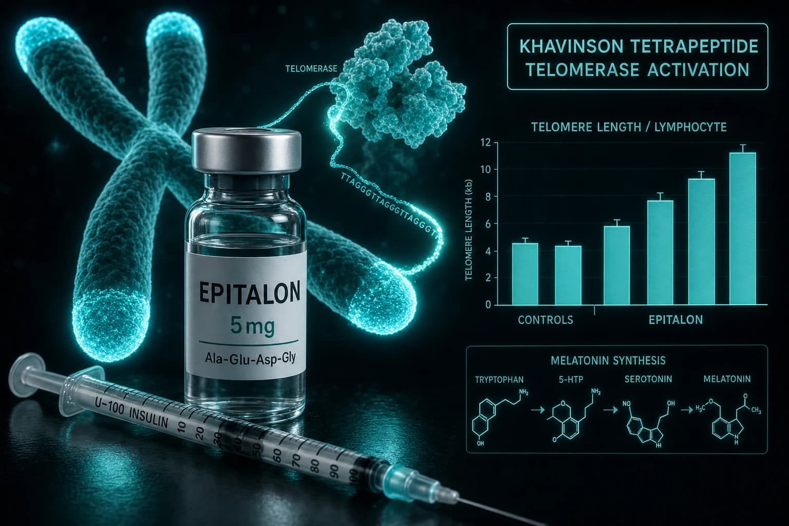 Epitalon (Epithalon): Telomerase Activation Research and Cycle Protocols