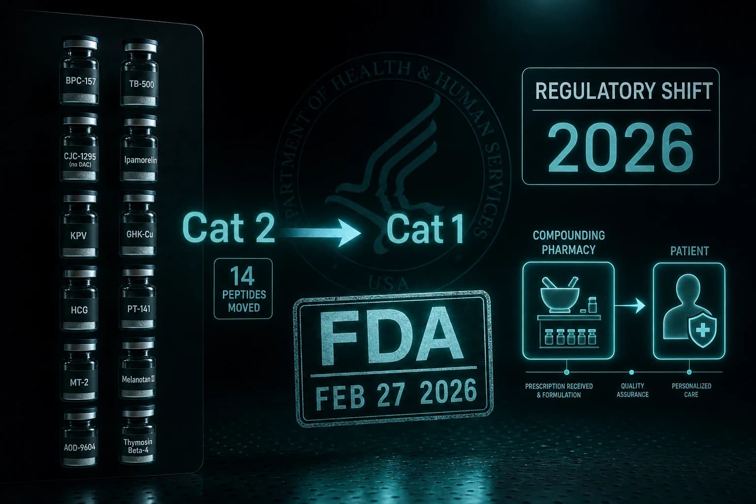 FDA Peptide Reclassification Feb 2026: Complete Breakdown