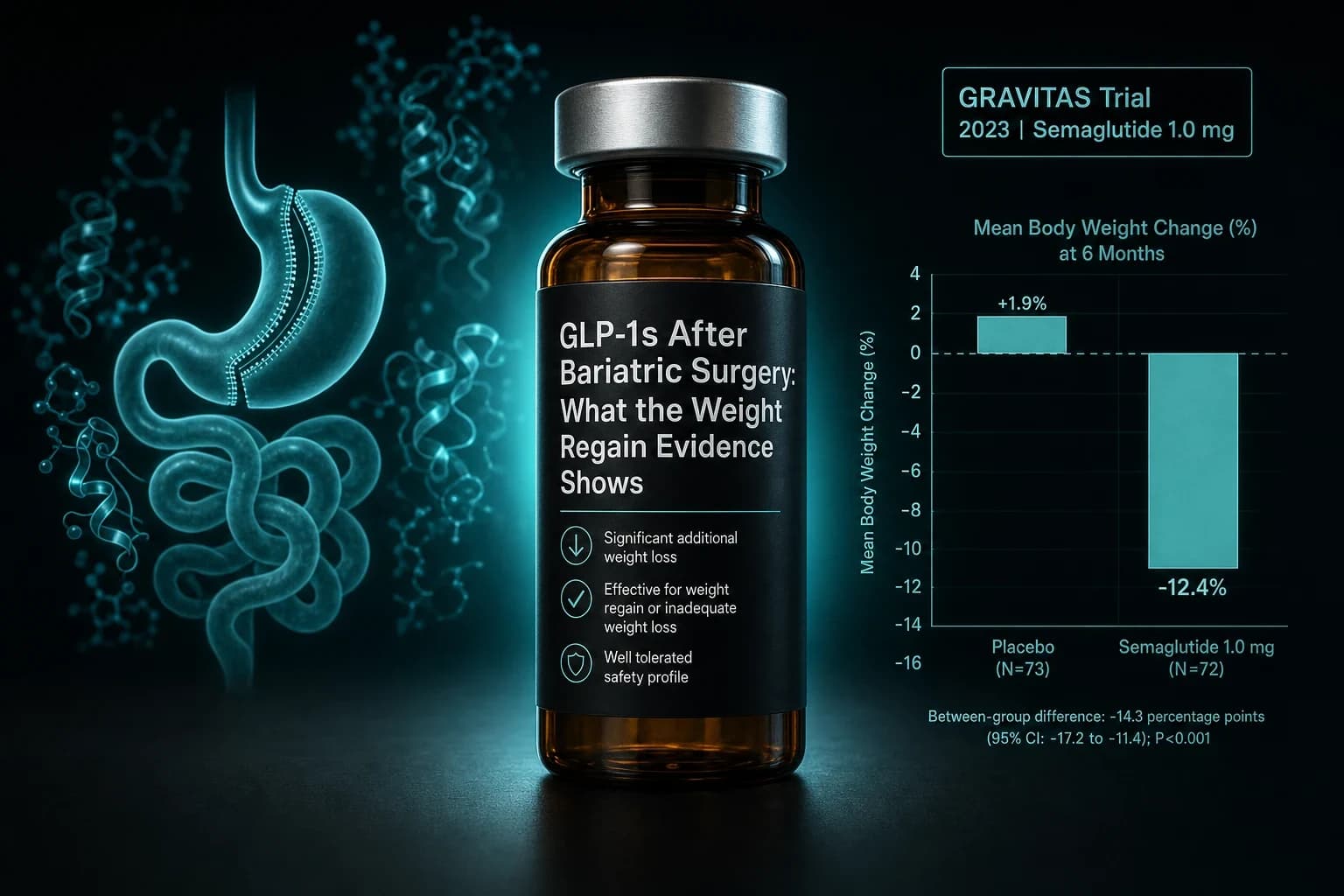 GLP-1s After Bariatric Surgery: What the Weight Regain Evidence Shows