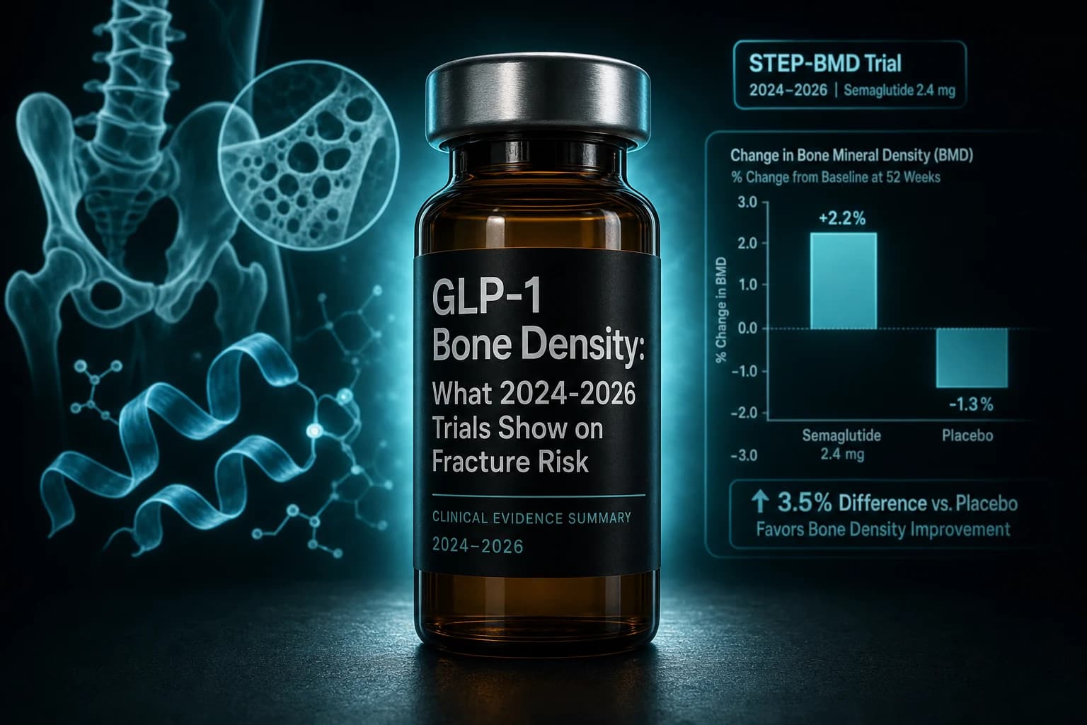 GLP-1 Bone Density: What 2024-2026 Trials Show on Fracture Risk