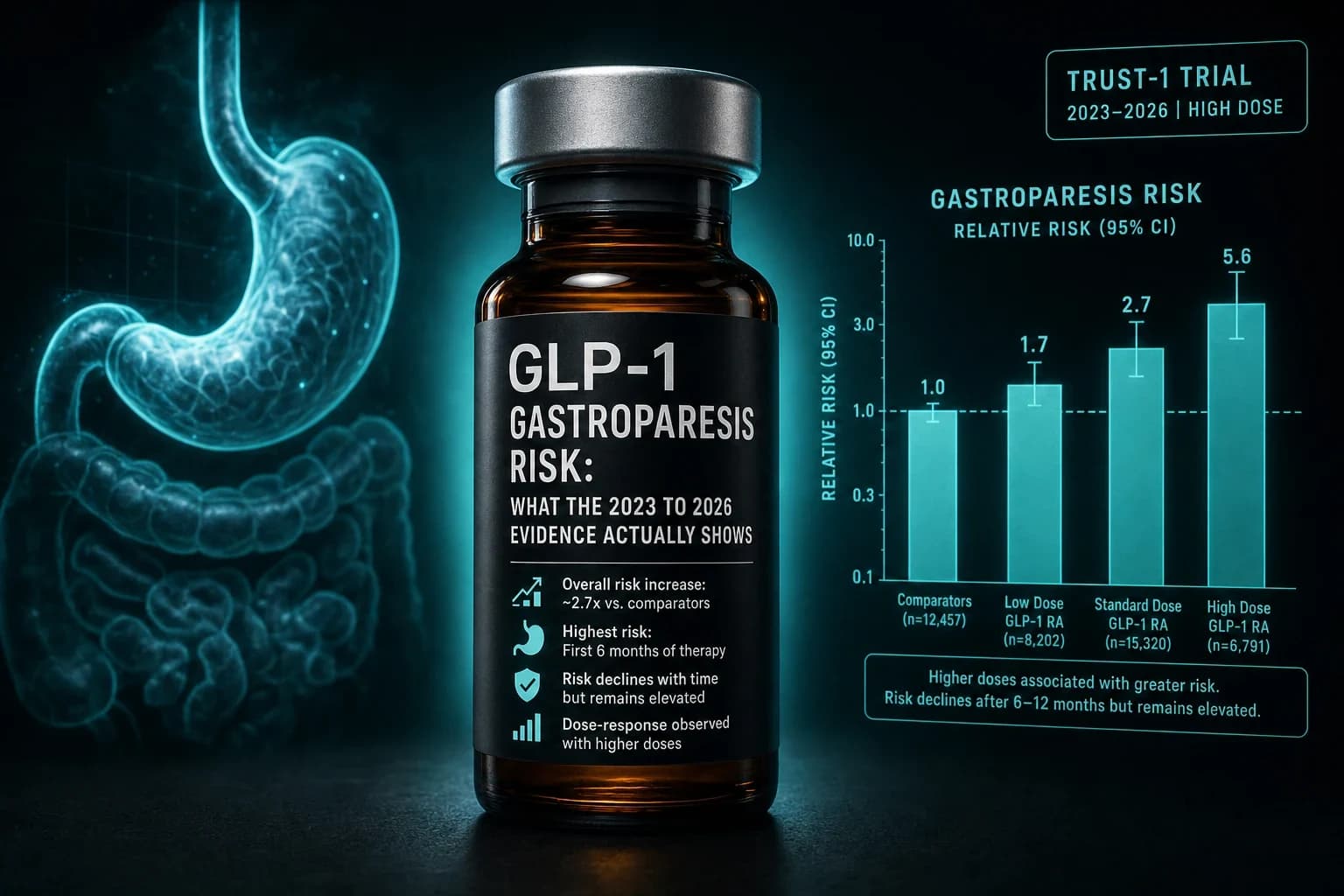 GLP-1 Gastroparesis Risk: What the 2023 to 2026 Evidence Actually Shows