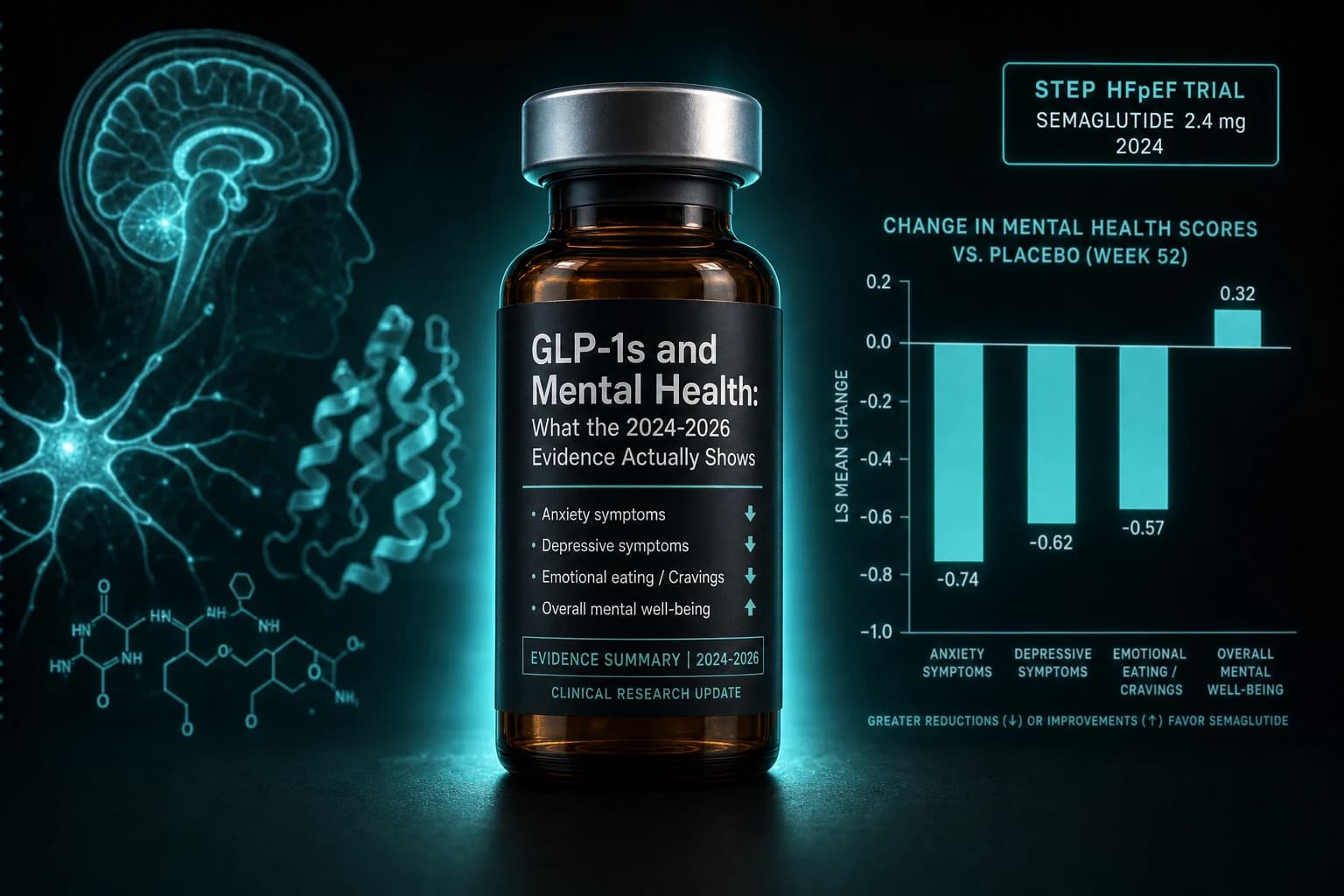 GLP-1s and Mental Health: What the 2024-2026 Evidence Actually Shows