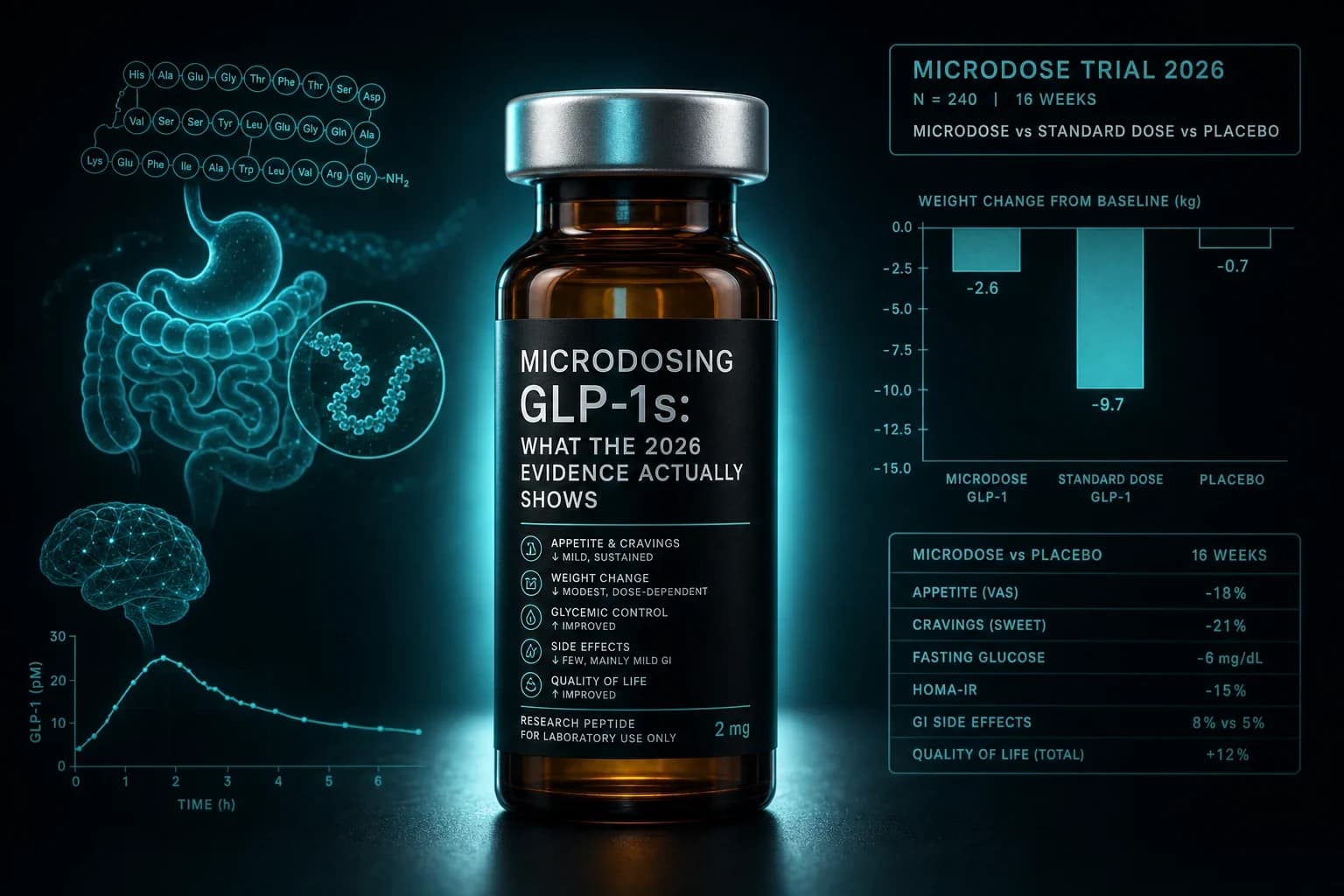 Microdosing GLP-1s: What the 2026 Evidence Actually Shows
