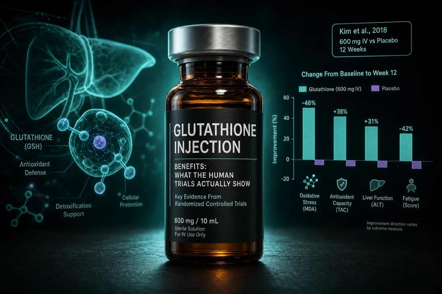 Glutathione Injection Benefits: What the Human Trials Actually Show