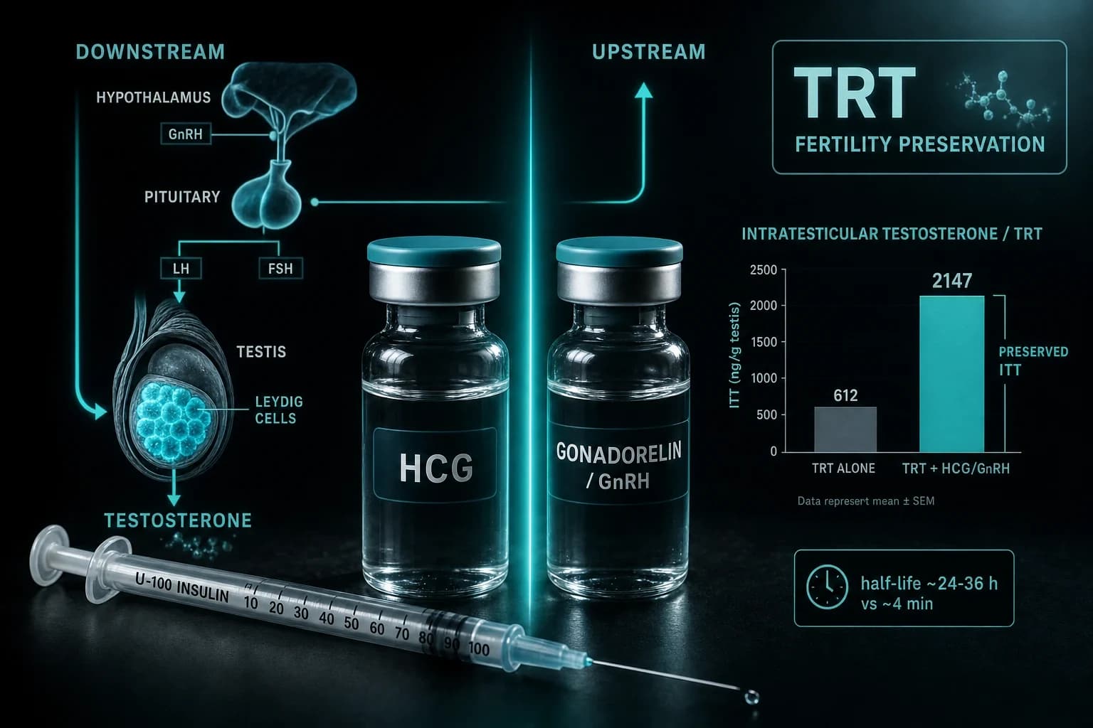 HCG vs Gonadorelin: Preserving Fertility and Testicular Function on TRT