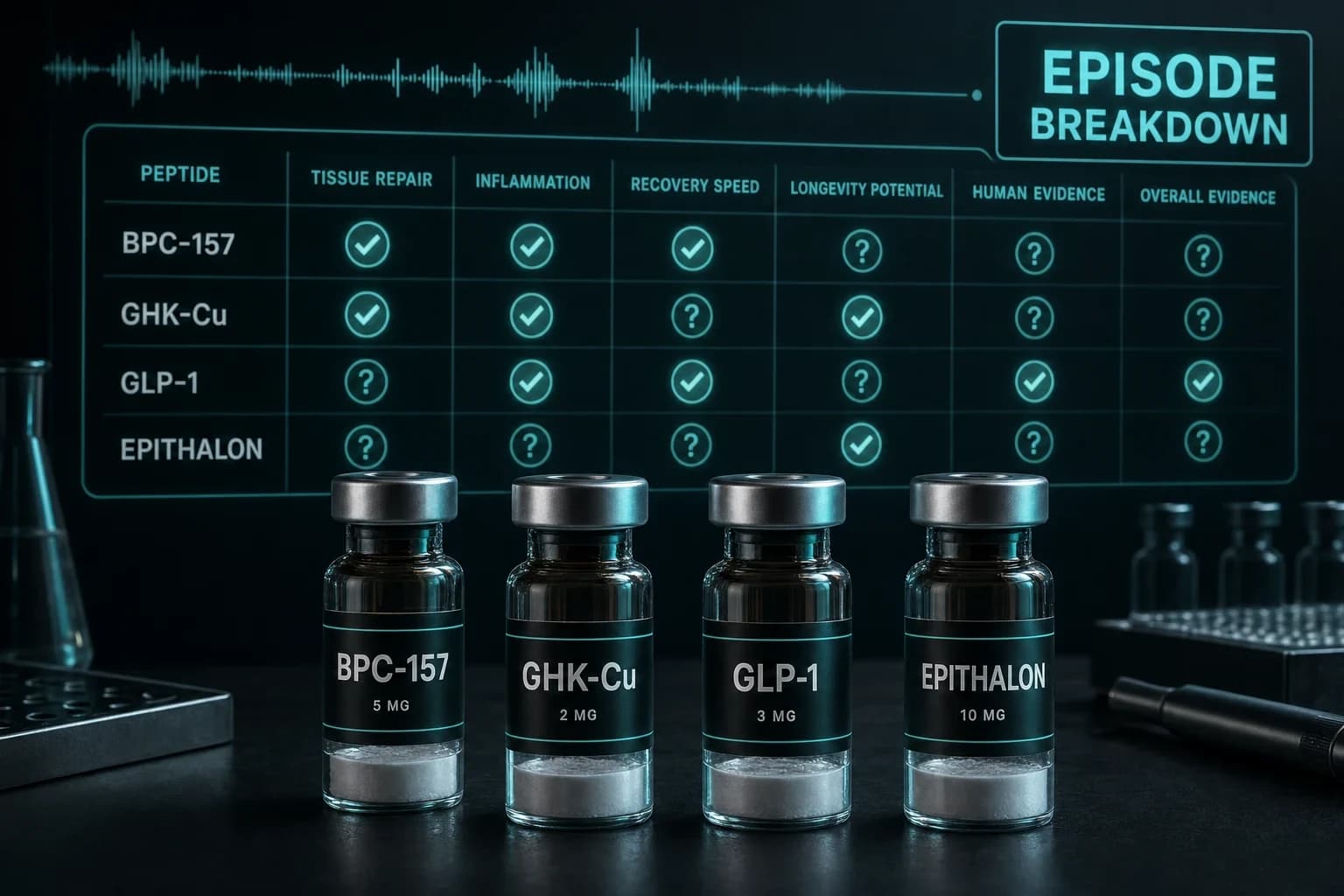 Huberman x Dr. Abud Bakri Peptides Episode: The Evidence