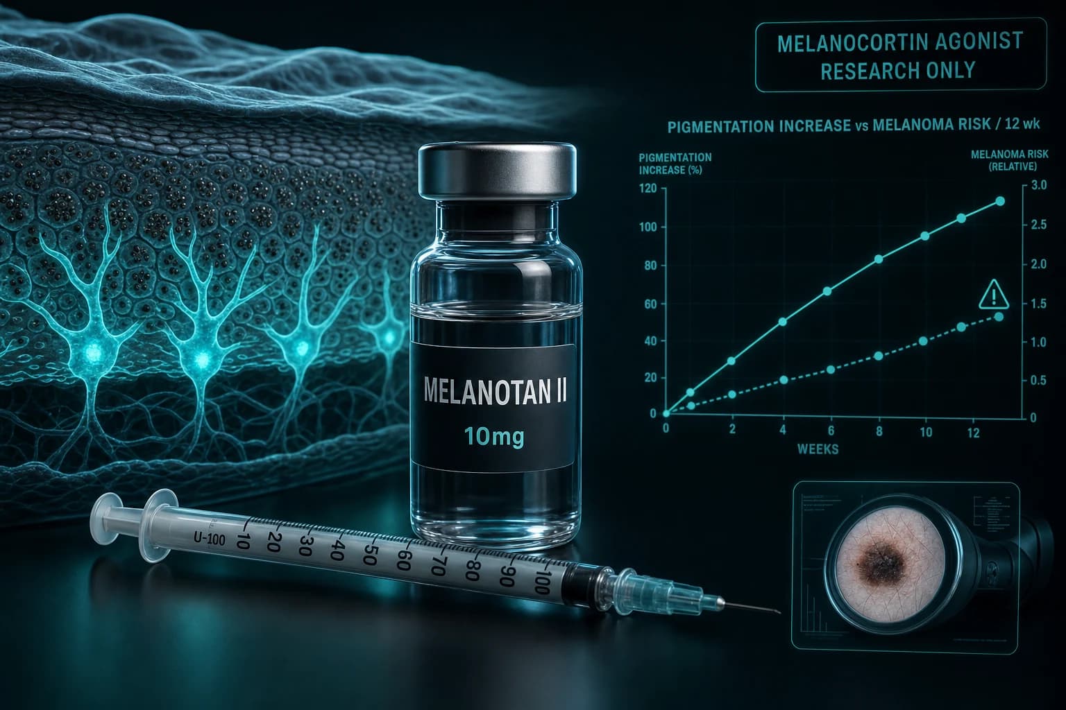 Melanotan II Dosing Guide: Tanning Research and Melanoma Risk