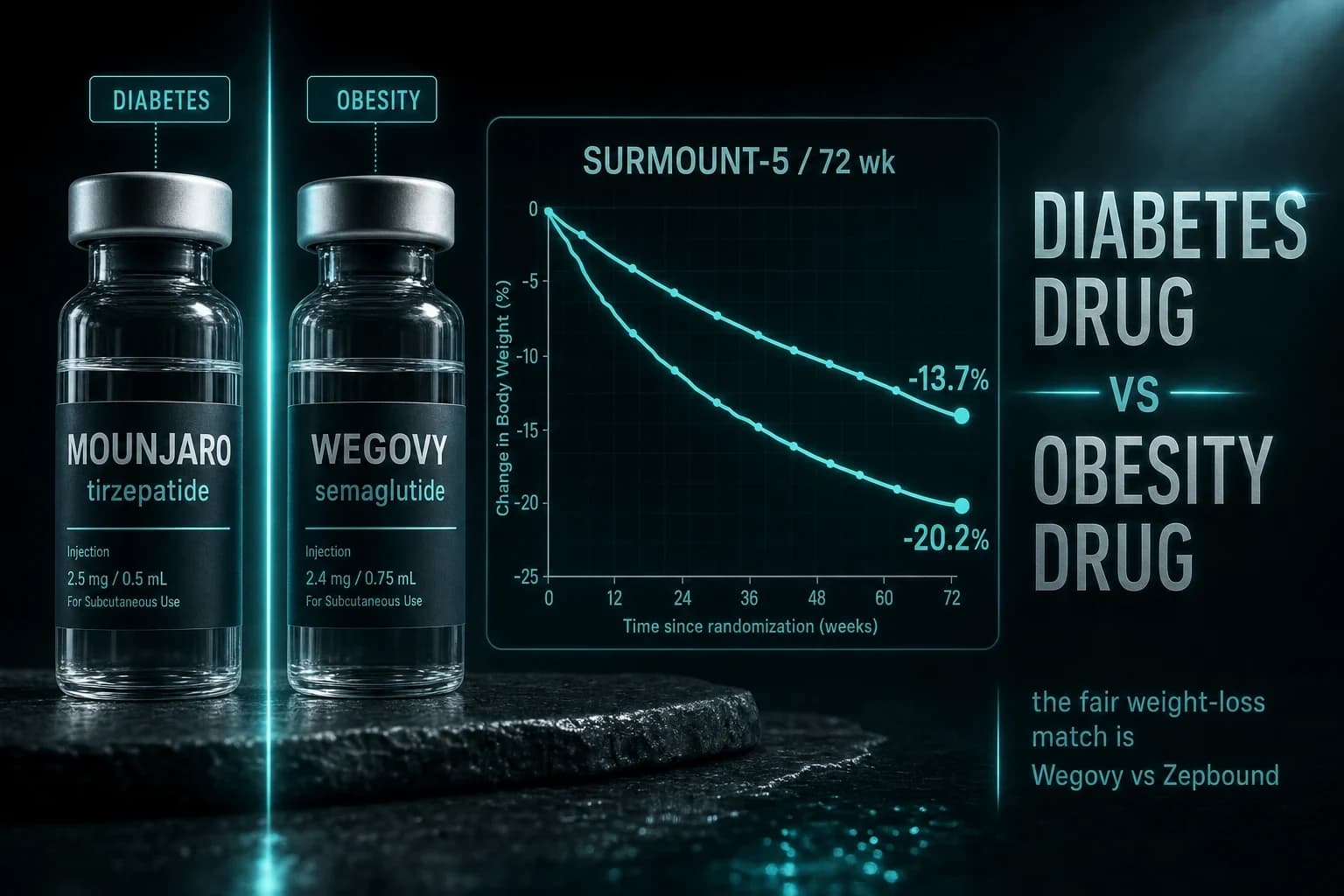 Mounjaro vs Wegovy: Tirzepatide vs Semaglutide, Honestly Compared