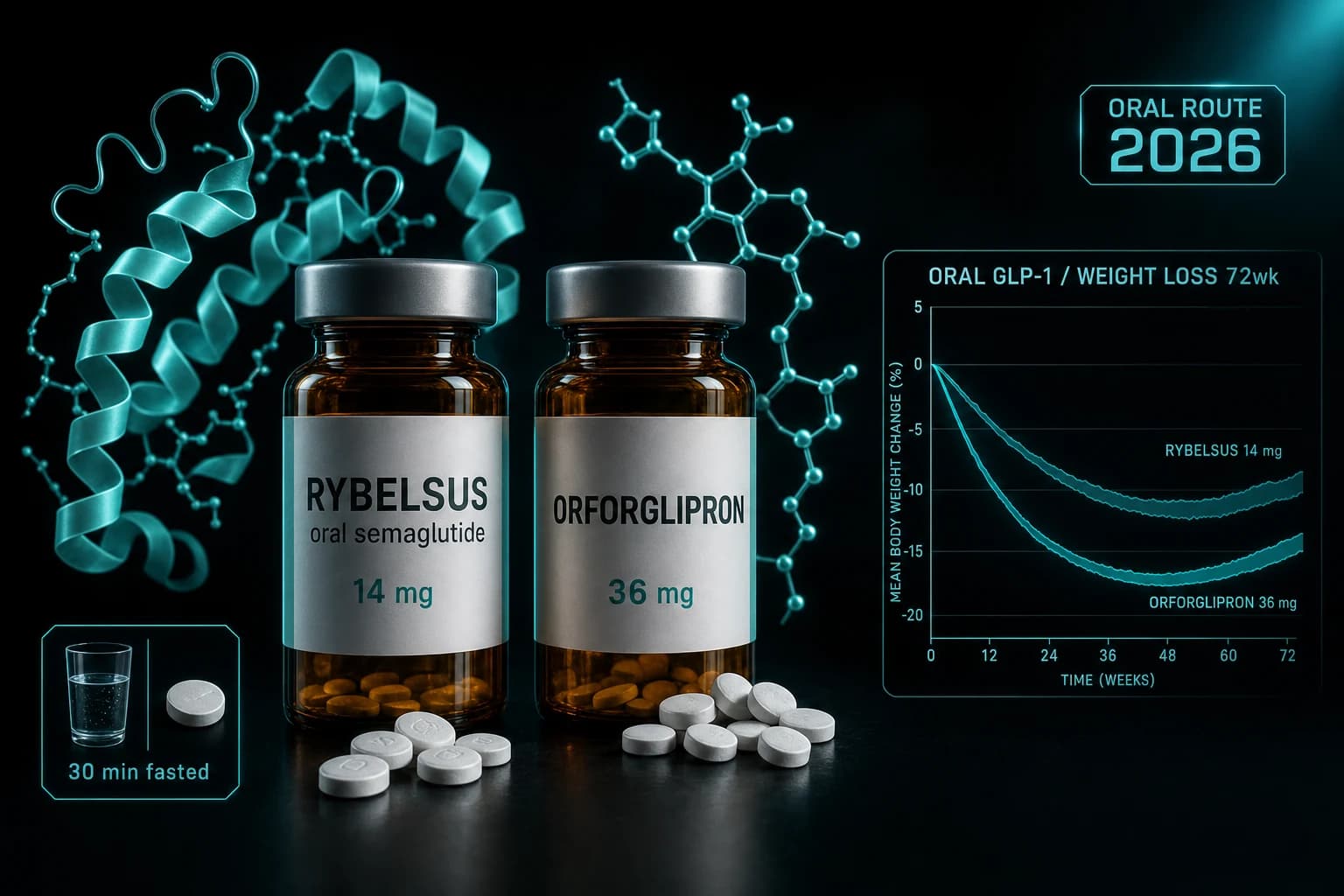Orforglipron vs Rybelsus: Oral GLP-1 Comparison 2026