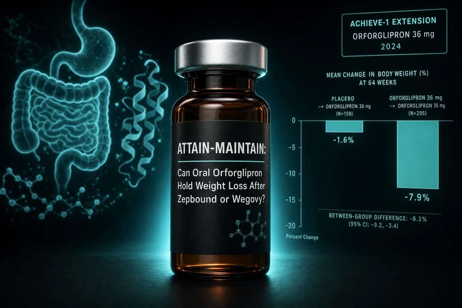 ATTAIN-MAINTAIN: Can Oral Orforglipron Hold Weight Loss After Zepbound or Wegovy?