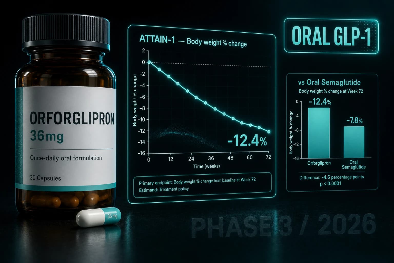Orforglipron Phase 3 Evidence: Lilly's Oral GLP-1 in 2026