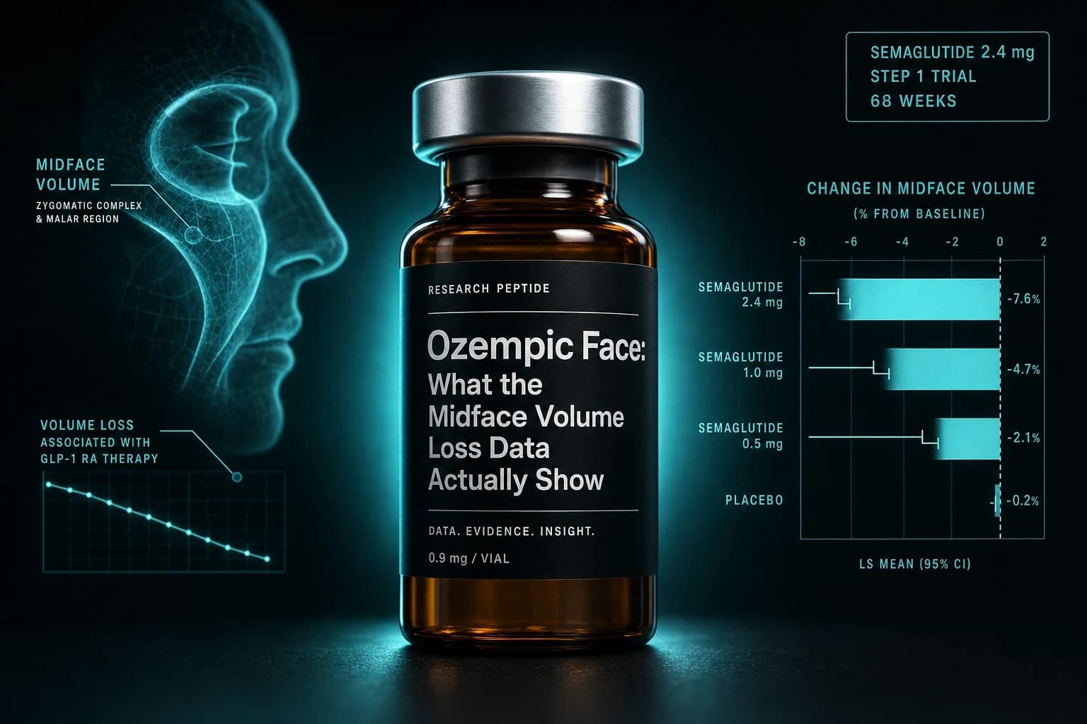 Ozempic Face: What the Midface Volume Loss Data Actually Show