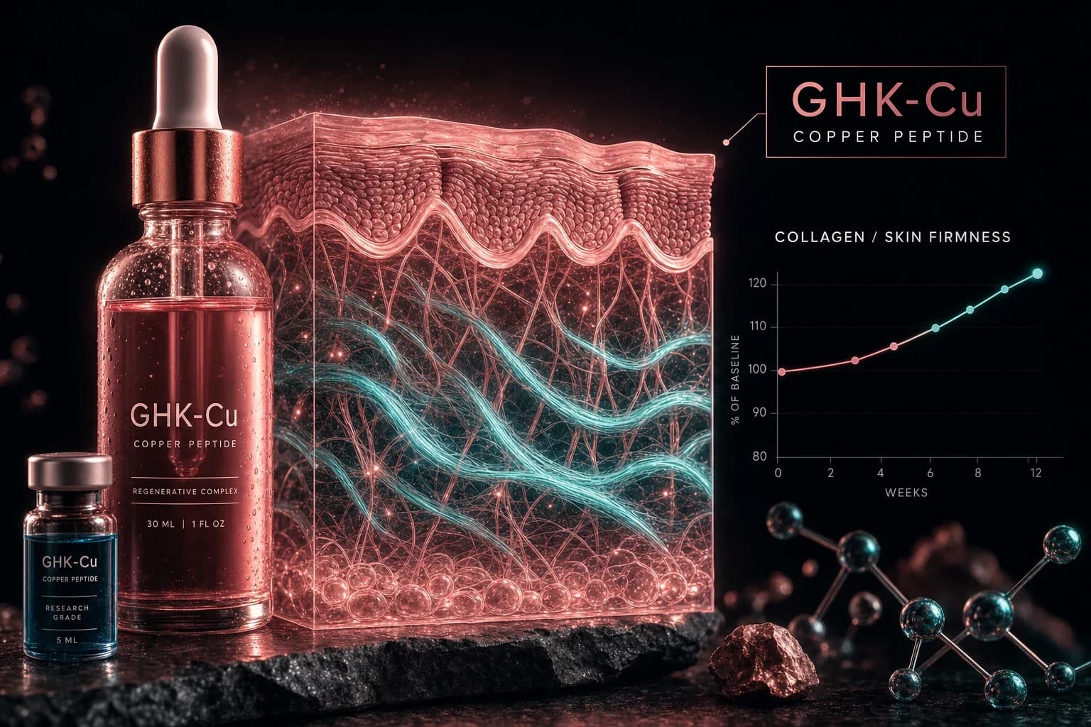 Peptides for Skin (2026): The Ones With Real Evidence