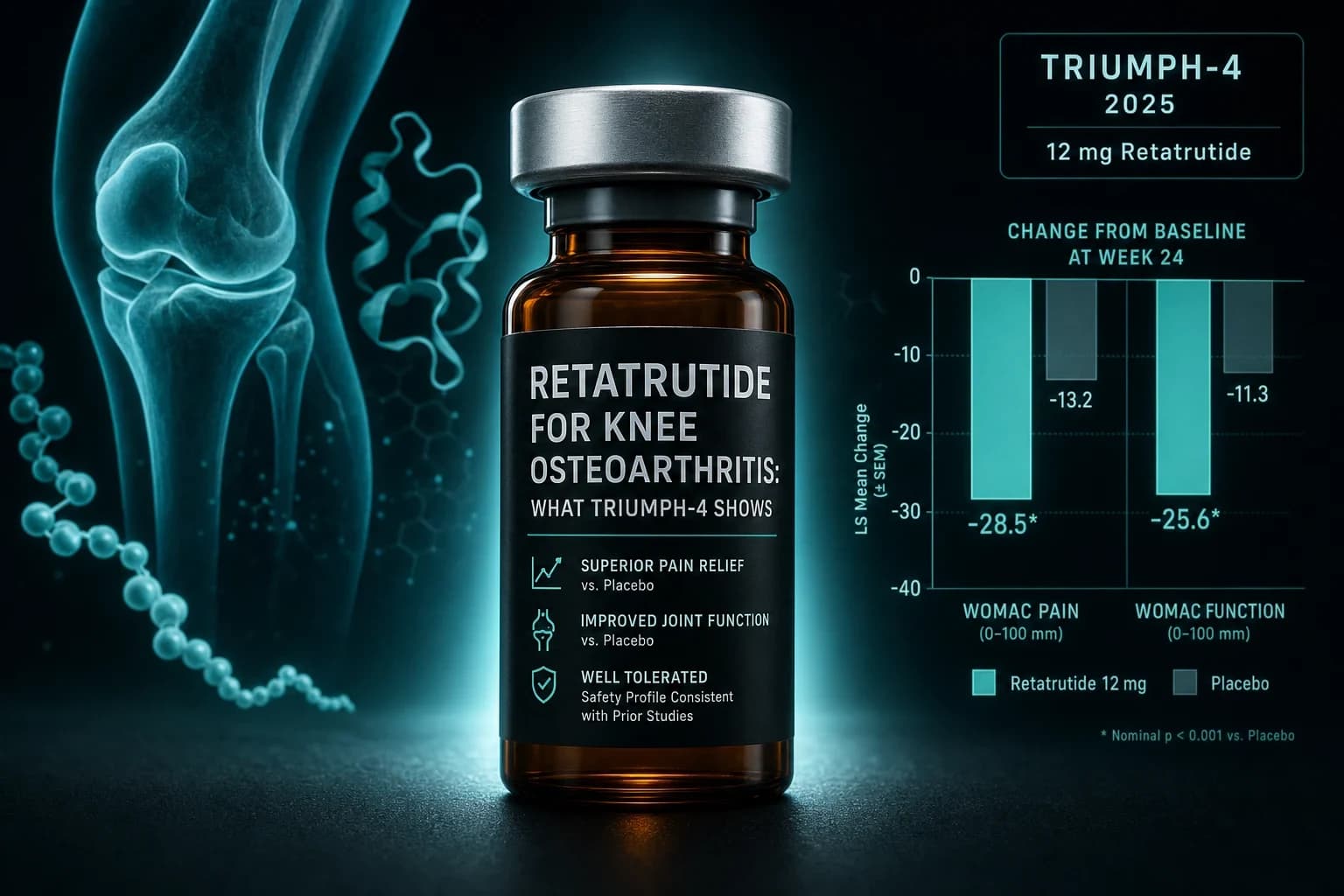 Retatrutide for Knee Osteoarthritis: What TRIUMPH-4 Shows