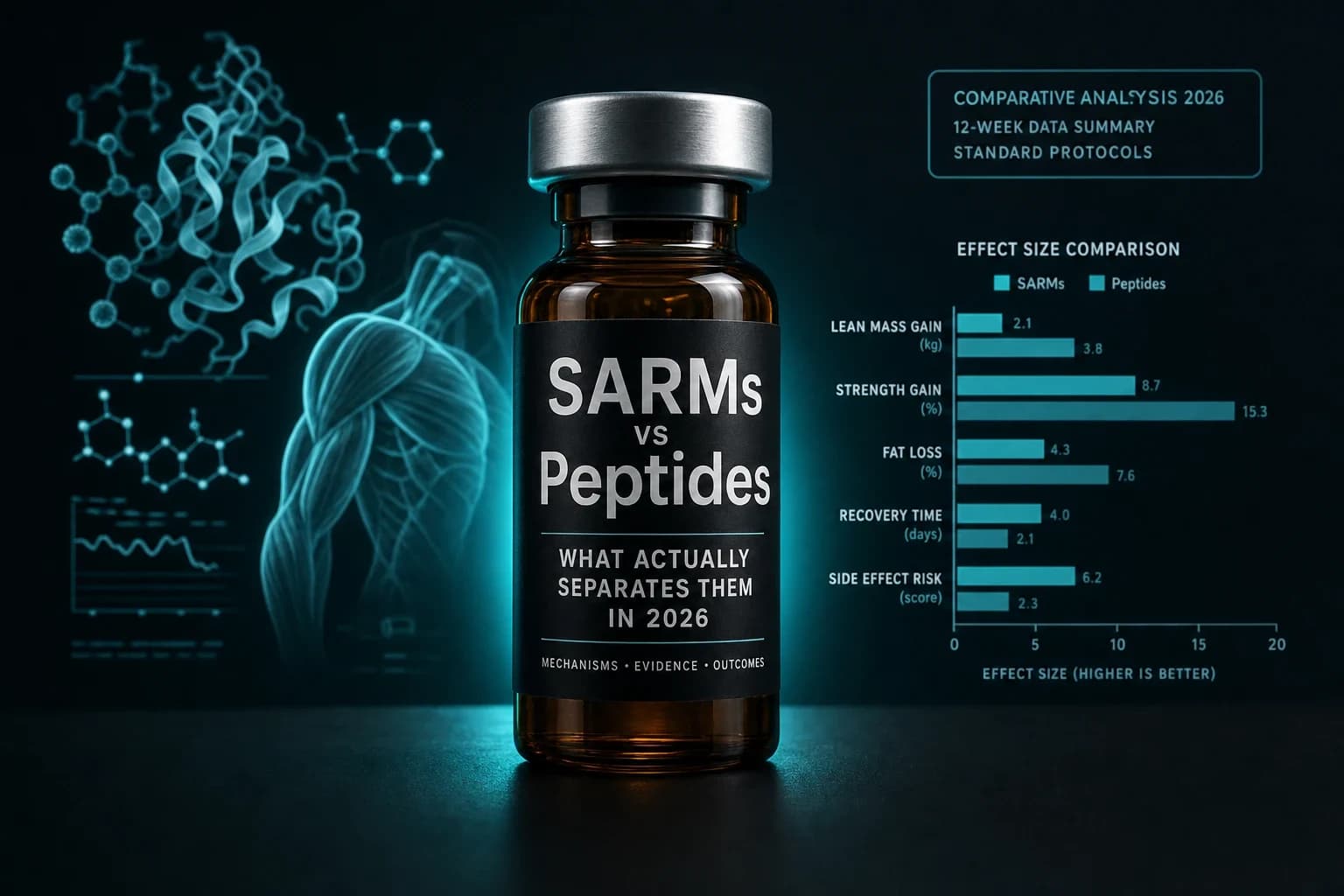 SARMs vs Peptides: What Actually Separates Them in 2026