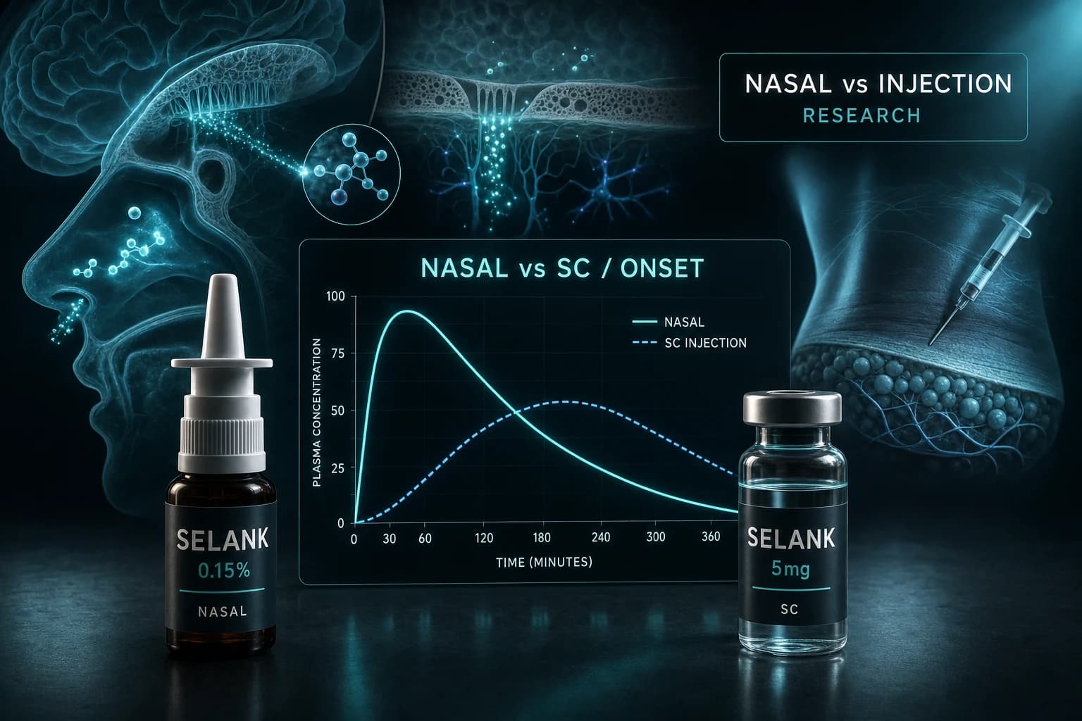 Selank Nasal vs Injection: Dosing Guide and Onset Comparison