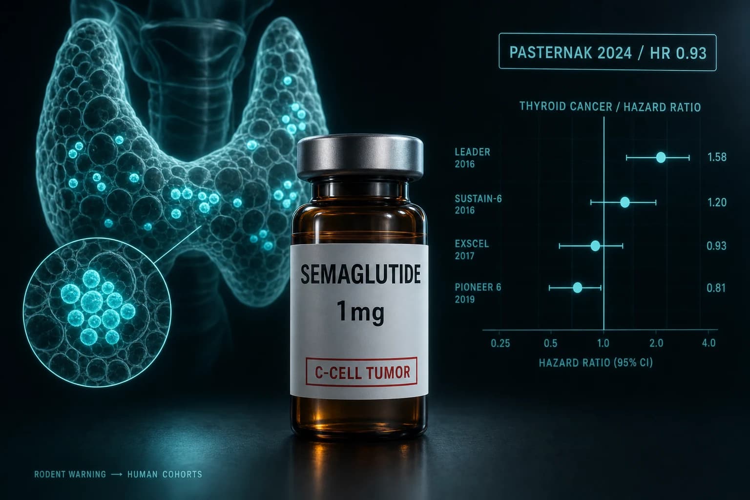 Semaglutide and Thyroid Cancer: What the Human Data Show
