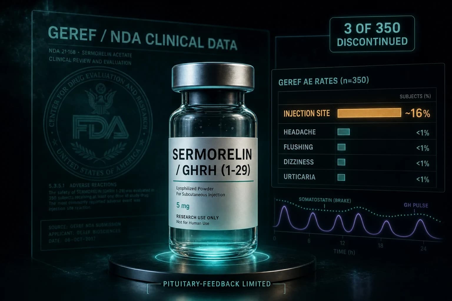 Sermorelin Side Effects: What the Geref File and Trials Actually Show