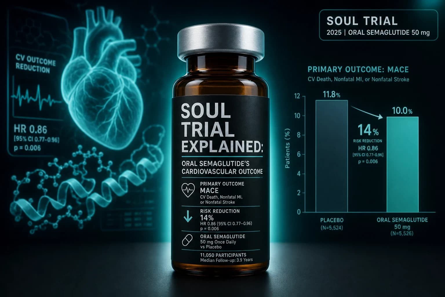 SOUL Trial Explained: Oral Semaglutide's Cardiovascular Outcome