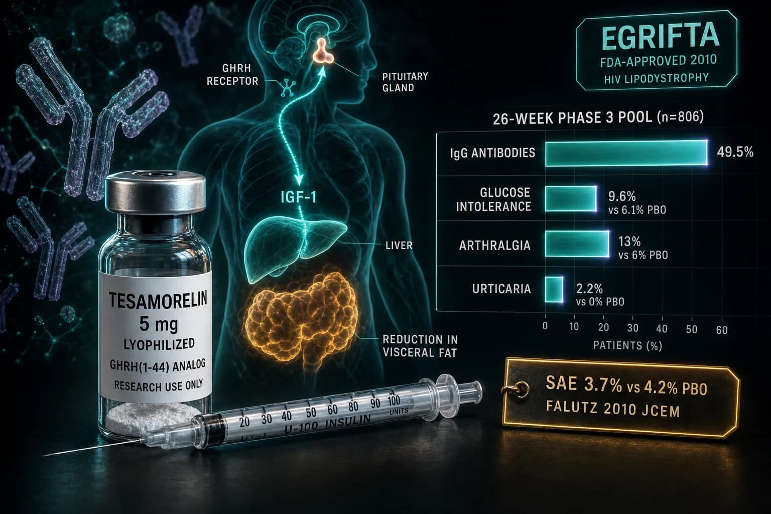 Tesamorelin Side Effects: What the Phase 3 Safety Data Actually Shows