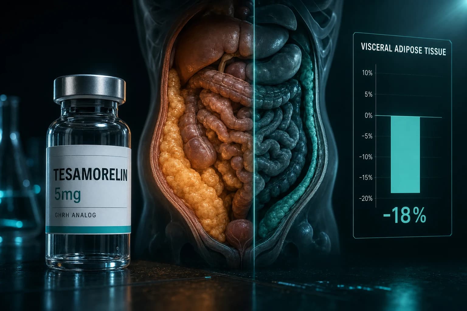 Tesamorelin: The FDA-Approved GHRH Analog for Visceral Fat