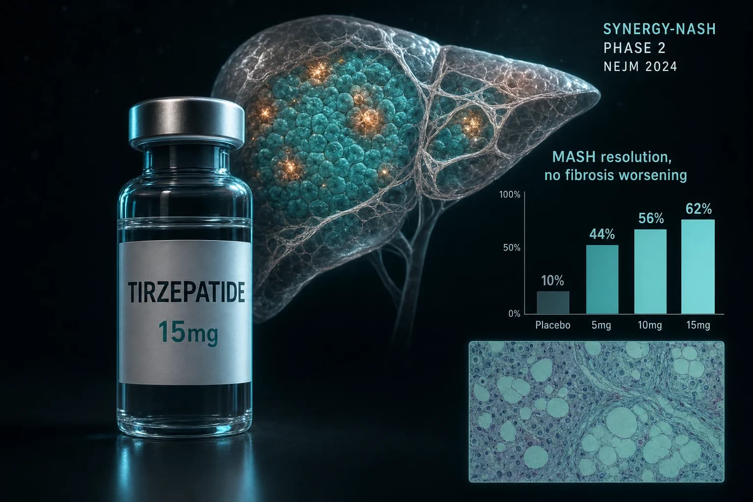 Tirzepatide for MASH: What SYNERGY-NASH Phase 2 Actually Showed
