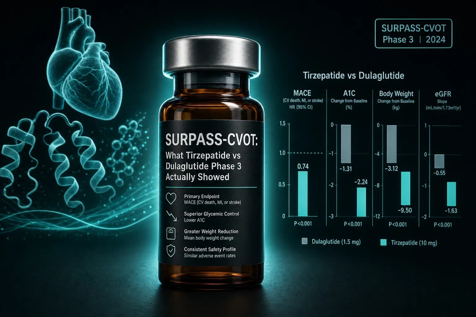 SURPASS-CVOT: What Tirzepatide vs Dulaglutide Phase 3 Actually Showed