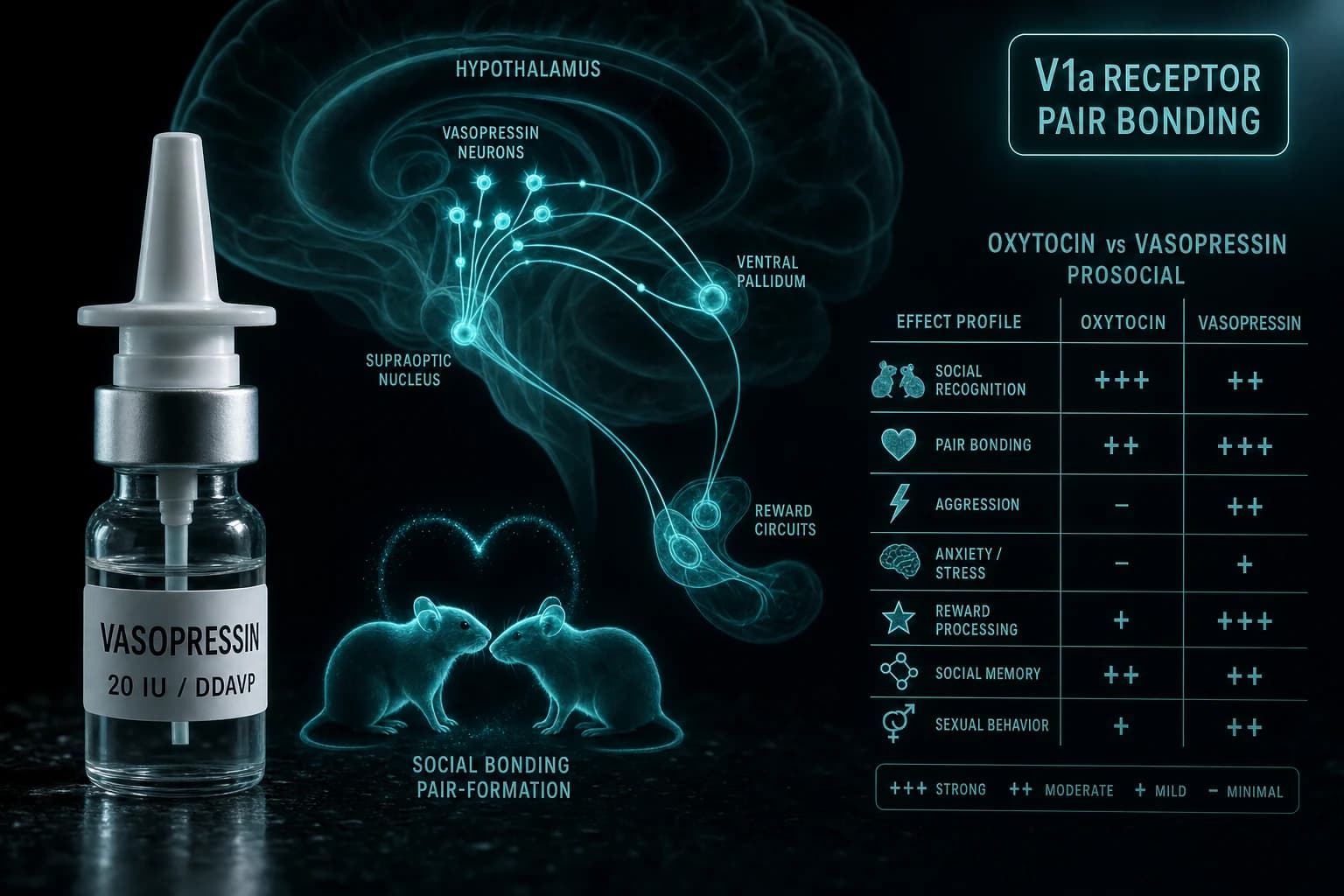 Vasopressin Nasal Research: Pair Bonding, Aggression, and Memory