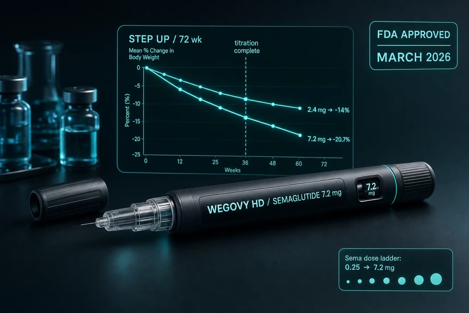 Wegovy HD 7.2 mg: STEP UP Trial, Dose Ladder, and Who It Is For