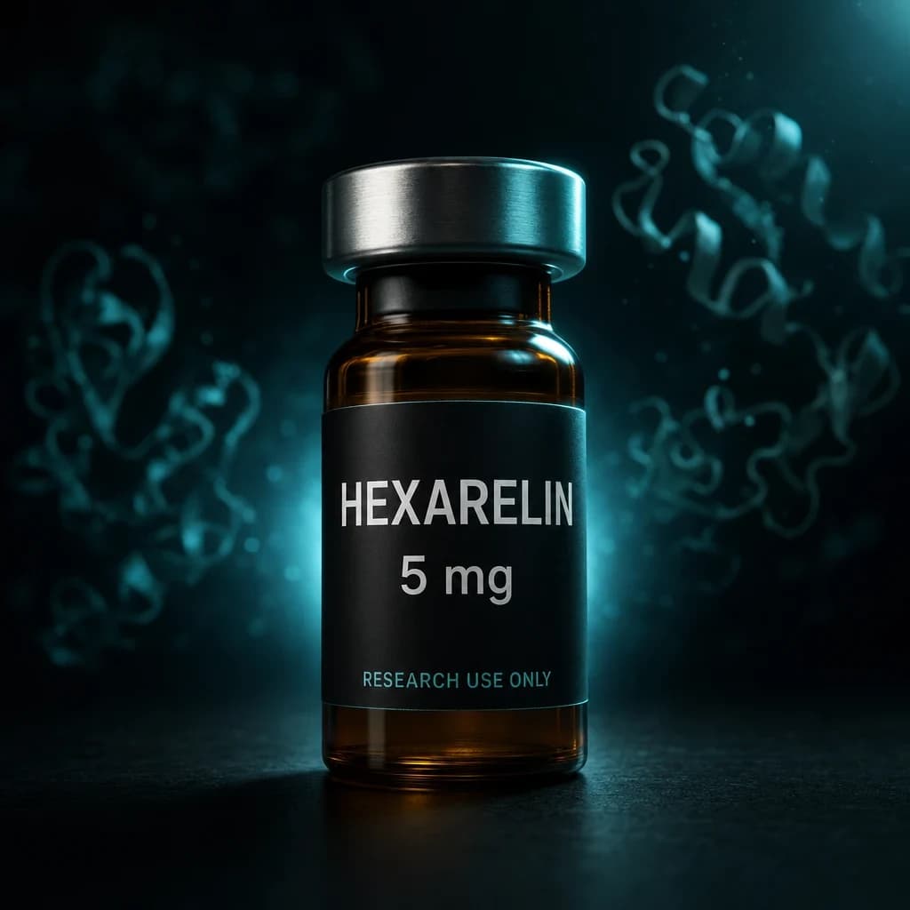 Hexarelin research vial