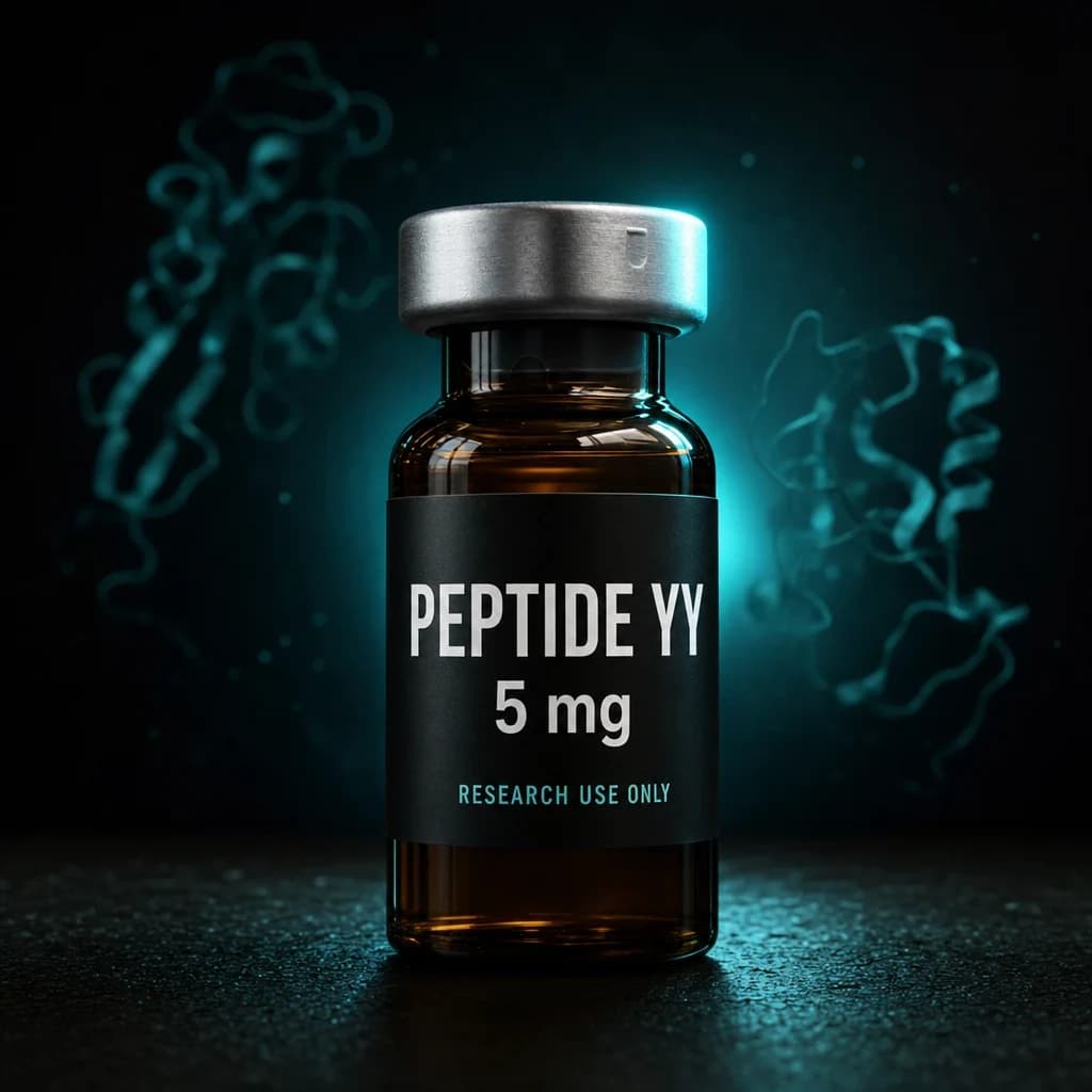 Peptide YY research vial
