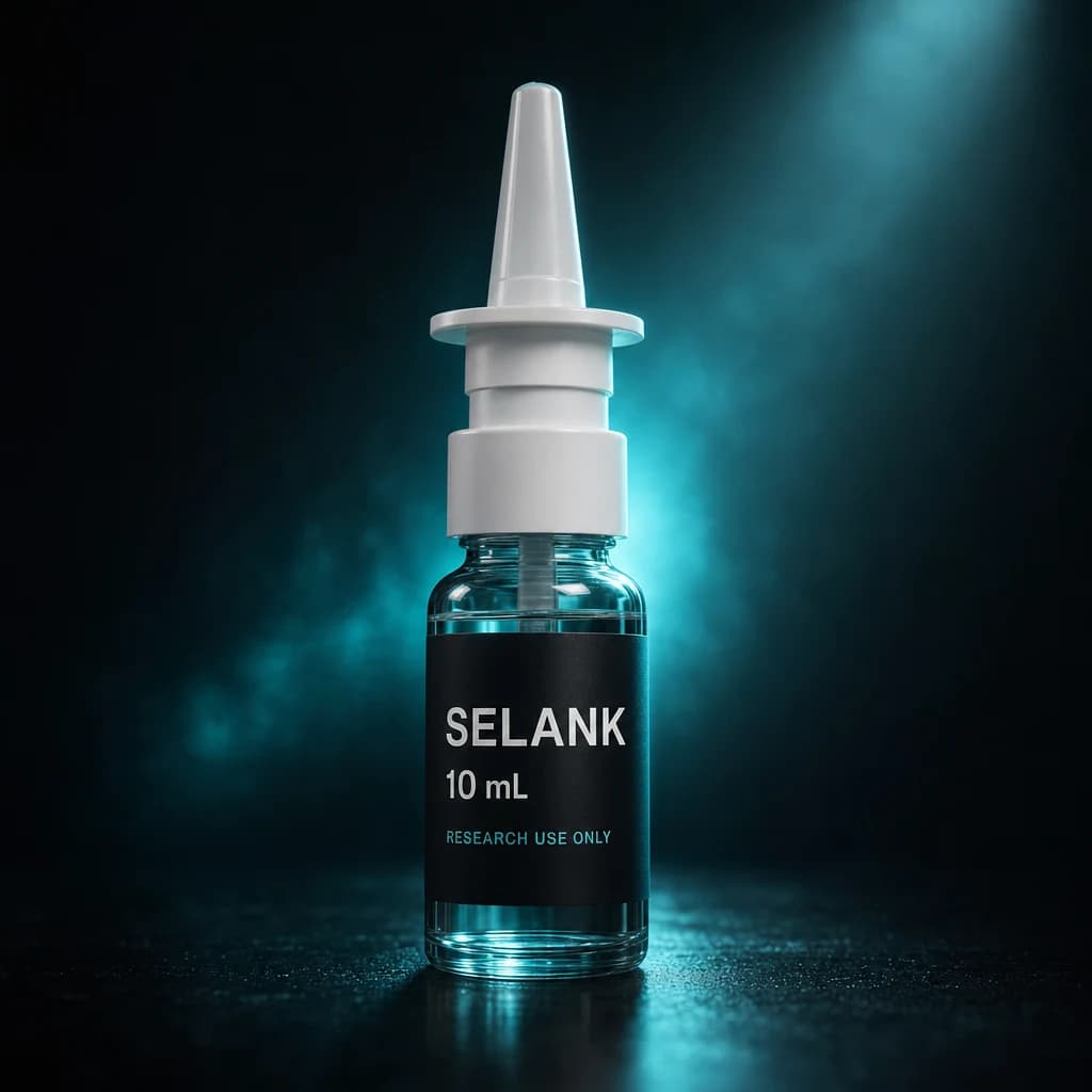 Selank research vial