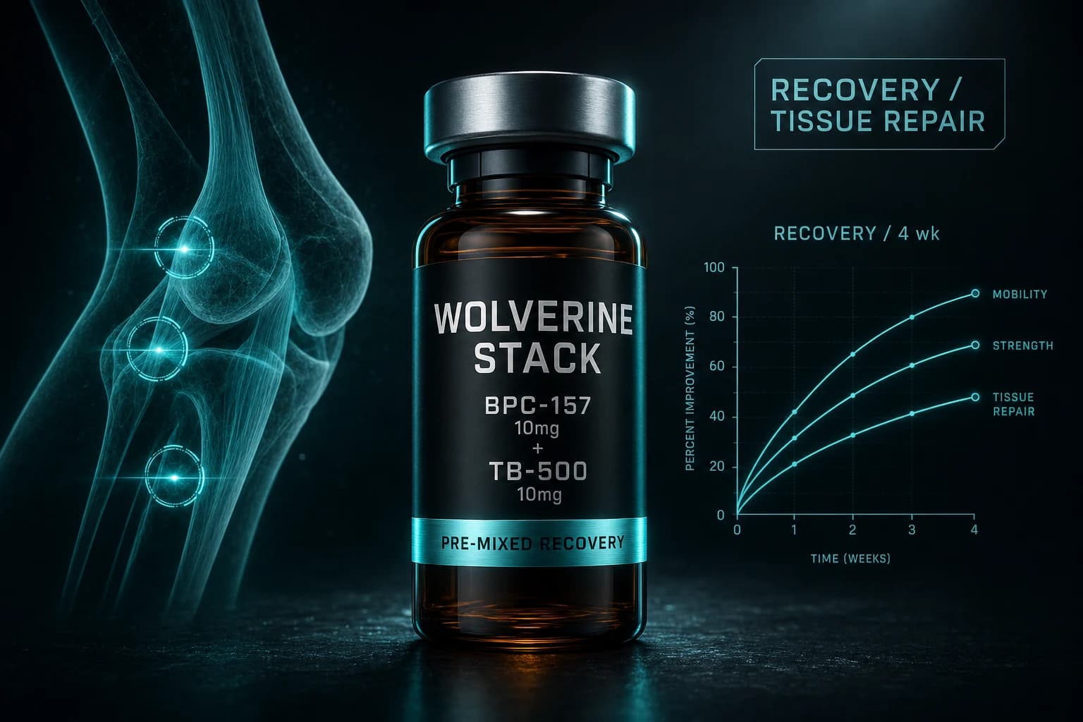 Wolverine Stack pre-mixed peptide stack
