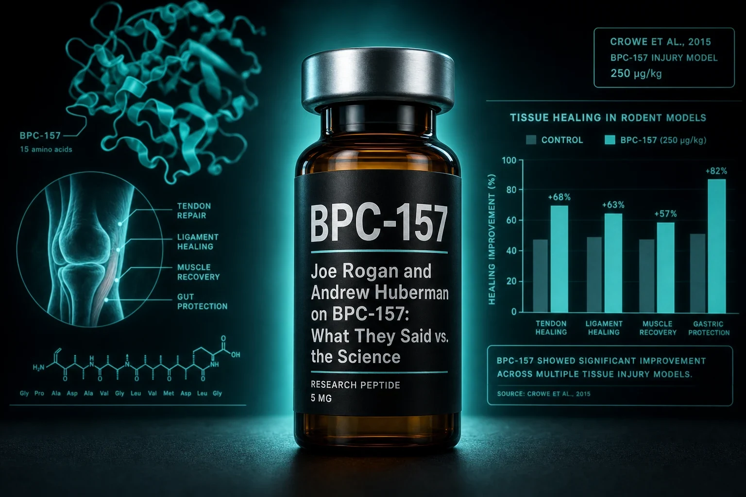 Joe Rogan and Andrew Huberman on BPC-157: What They Said vs. the ...