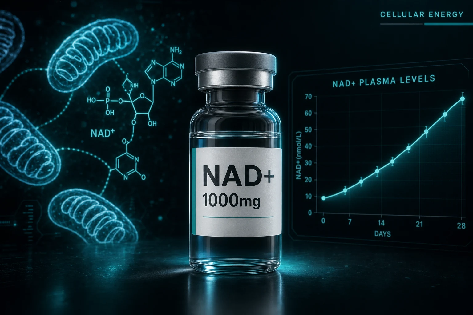 NAD+ Injection Protocol: Dosing, Timing, and What the Research Shows